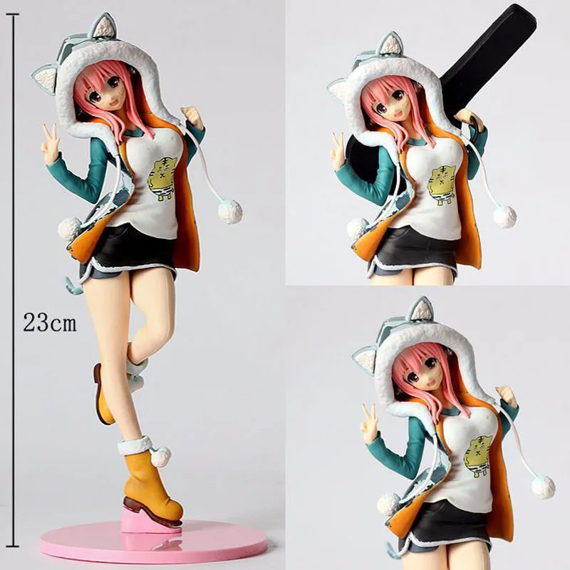 23 см тигр пальто FURYU SONICO Super Sonic джинсы аниме Фигурное бикини сексуальные девушки