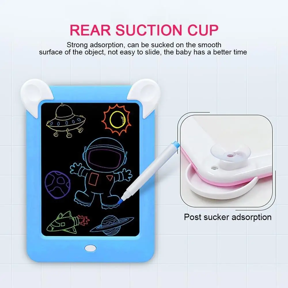 Led Blue/Pink 3d Painting Board Magic Drawing LED Artboard Cartoon Write Child Graffiti Interesting Art Student | Канцтовары для