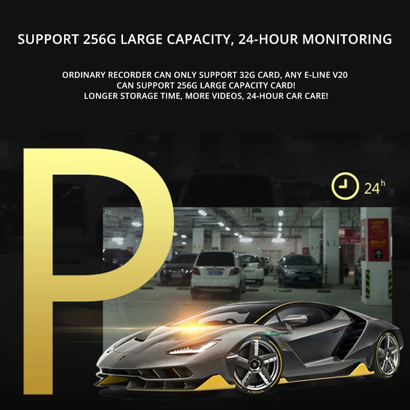 Видеорегистратор UNCOM Dash Cam с тусклым ночным видением панорамный видеорегистратор