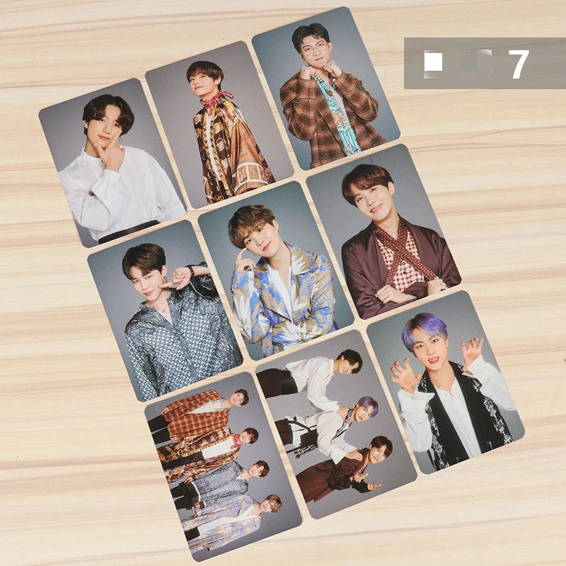 7 8 шт./компл. Kpop Bangtan boys Фотокарта Япония официальный Fanmeeting VOL.5 Волшебная лавка Розовый фотоальбом карты элегантная упаковка kpop - Цвет: 7