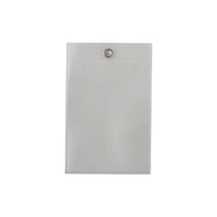 label protector vinyl pouch with hanging eye glasses optical tag clear sleeve price tags pvc envelope card holder