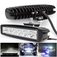 18w 6 led car led work light drl spotlight high brightness waterproof car off road suv truck headlight running light 14535mm