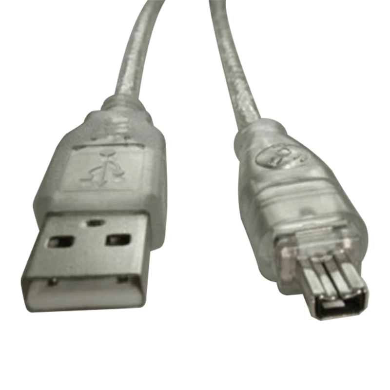 

Mayitr 1pc 1.5M USB 2.0 to 4Pin 1394 Cable Computer Durable Connector Cable Lead Converter For Camera Camcorder