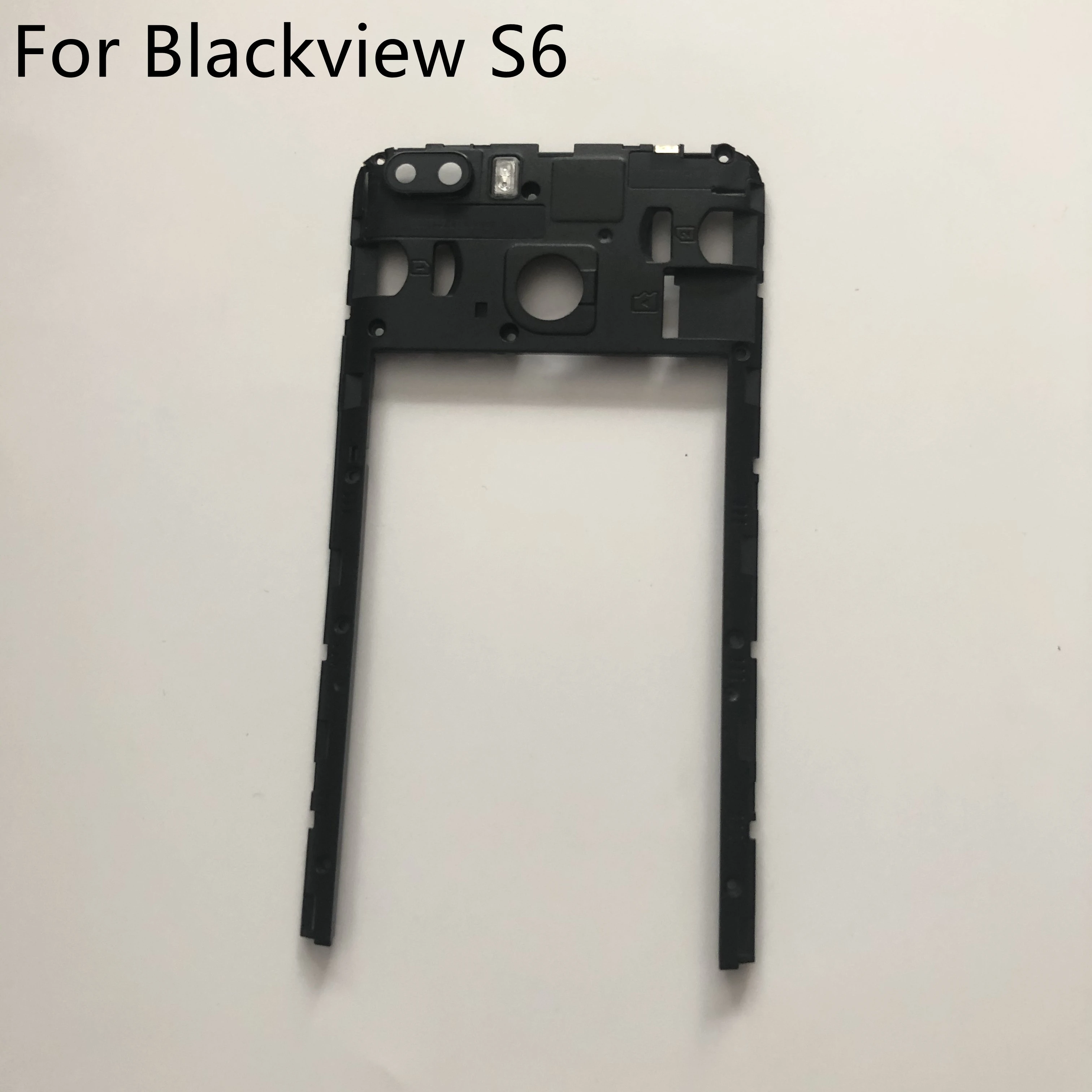 Задняя рамка Оболочка Чехол + стеклянный объектив камеры для Blackview S6 MT6737VWH Quad Core 5,7 дюймов 18:9 HD 1440x720 Бесплатная доставка