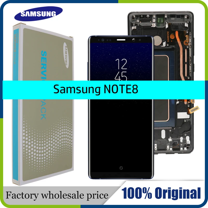 Оригинальный Super AMOLED дисплей 6 3 дюйма ЖК с тачскрином для Samsung Galaxy Note 8 N950 N950F