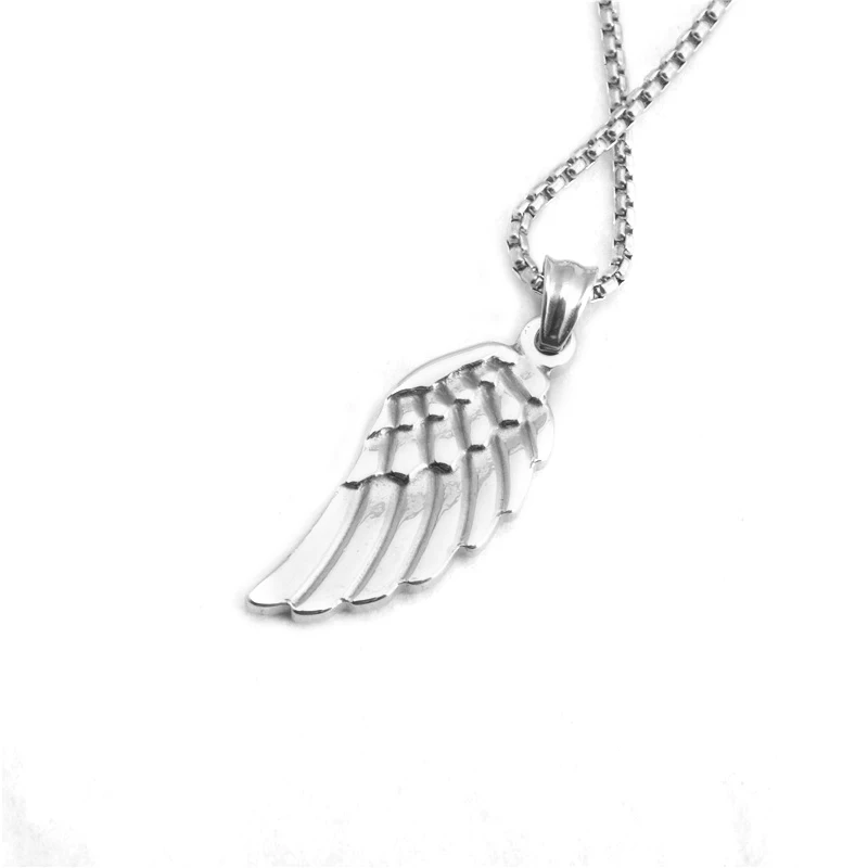 Цепочка из нержавеющей стали Angel wingsPendant, колье, ожерелье, ожерелье, колье, женское ювелирное изделие, панк, хип-хоп цепочка, ожерелье ангела