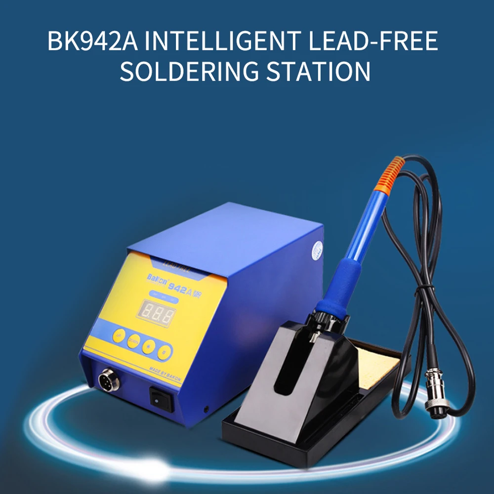 BK942Adigital display constant temperature soldering platform adjustable temperature soldering station electric soldering iron