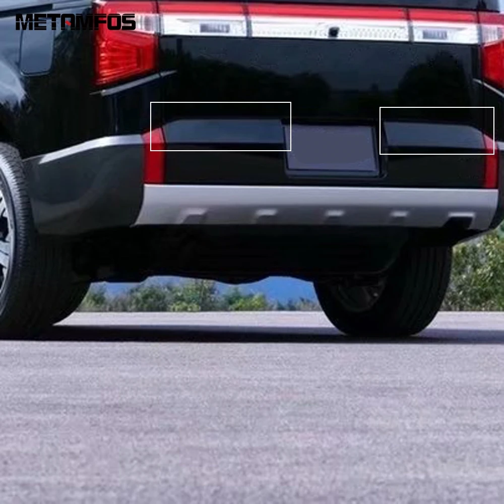 Для Mitsubishi Delica 2020 2021 хромированная лампа заднего противотуманного фонаря