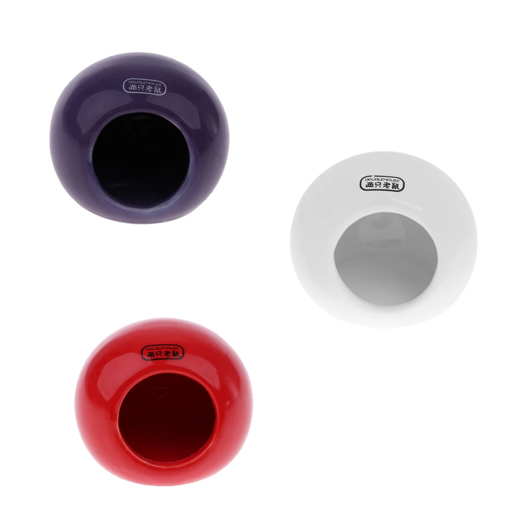 

Ball Shape Hamster Supplies Ceramic Critter Bath House Hamster Shade House Room