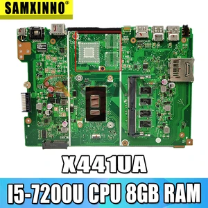 x441ua mainboard i5 7200u cpu 8gb ram for asus x441ua x441uv x441ub x441uq x441u a441u f441u laptop motherboard tested full ok free global shipping