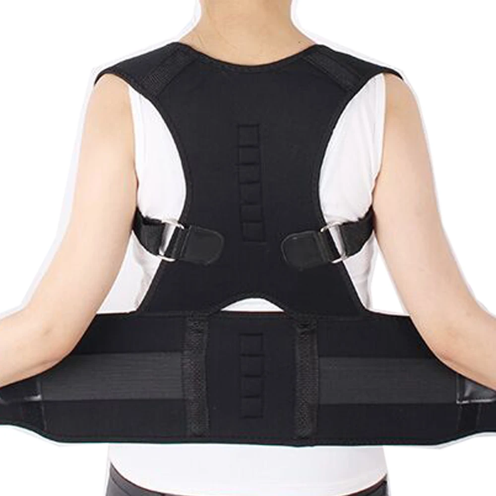 

Adjustable Double Pull Strap Shoulder Spine Support Belt Lumbar Posture Correction Men Women Orthopedic Upper Back Brace Corset