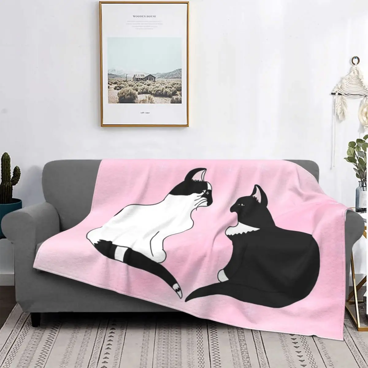 

Manta a cuadros de Lirio & ACID para cama, ropa de cama y fundas de verano, manta a cuadros de Anime