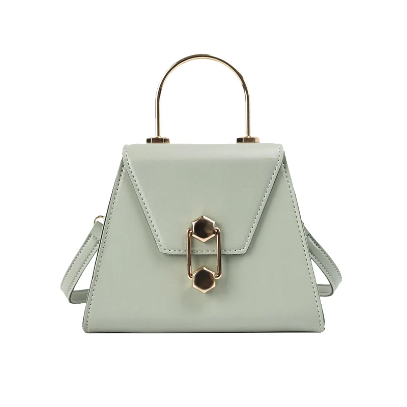 

Elegant Lady Metal Tote Bag 2019 Summer New High Quality Pu Leather Women's Luxury Designer Handbag Lock Shoulder Messenger Bags