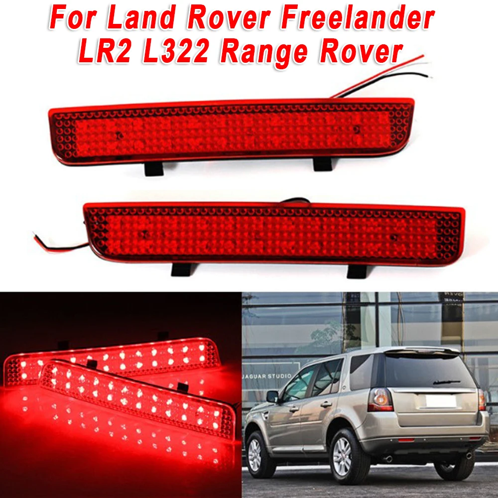 

Rear Bumper Reflector Lights 500LM Red Waterproof Replacement Portable