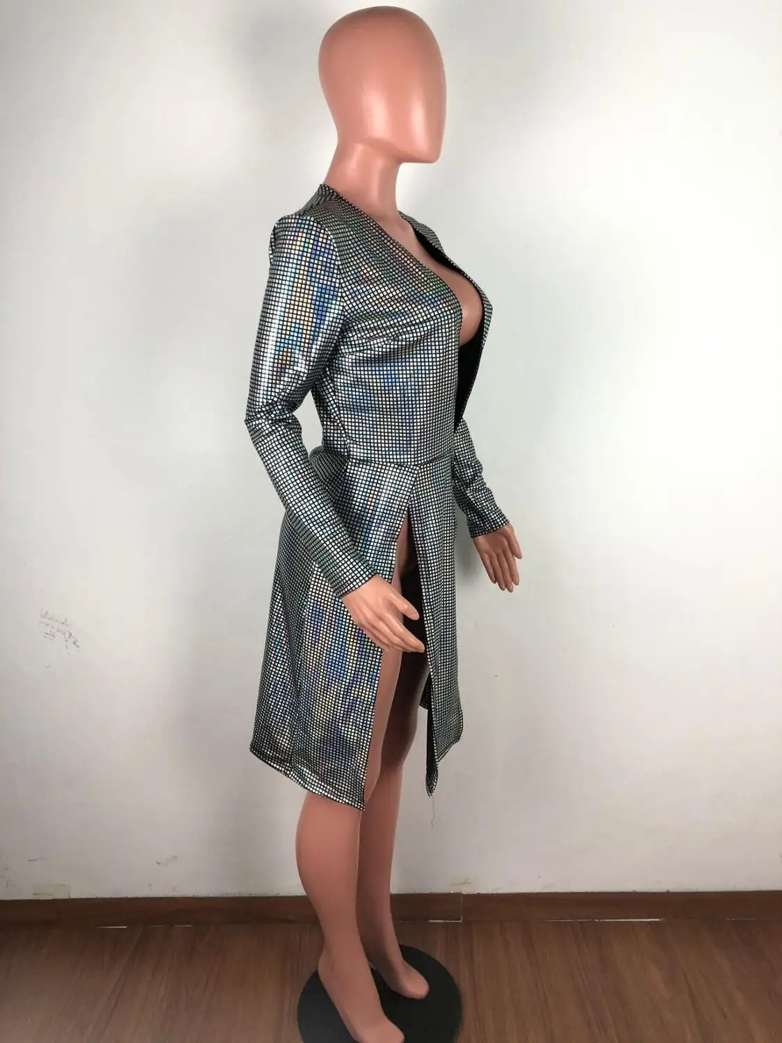 2020 женское весеннее мини зимнее платье с длинным рукавом и v-образным вырезом