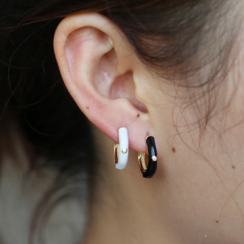 Новое поступление женские серьги для пирсинга блестящие красные круглые кольца