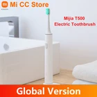 Оригинальная звуковая электрическая зубная щетка Xiaomi T500 Mijia для взрослых, умная акустическая зубная щетка для чистки зубов, водонепроницаемая Mi Home APP