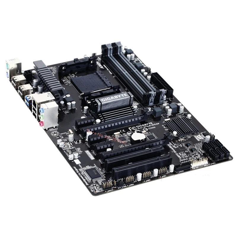 Материнская плата для компьютера GIGABYTE GA-970A-DS3P USB3.0 SATA3 970A-DS3P Socket AM3/AM3 + DDR3 AMD 970 б/у