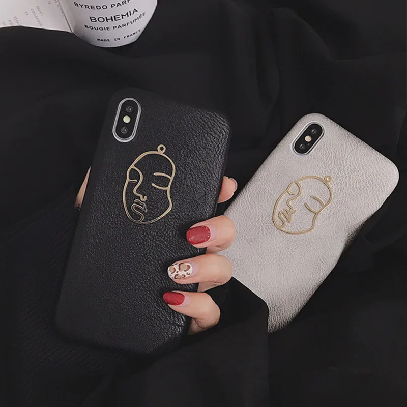 Роскошный чехол в стиле ретро для телефона iPhone XS 11 Pro MAX X XR абстрактный из