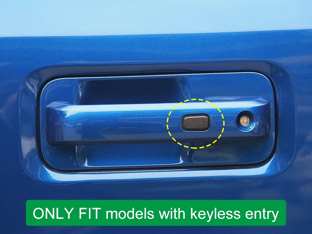 Крышка дверной ручки для Ford F150 2015-2019 с бесключевым хромированным F-150 аксессуары