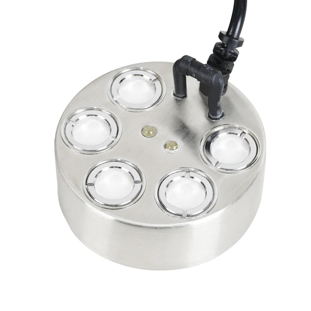 

5 Head Ultrasonic AC 24V 120W 1600ml/h Mist Maker Fogger Air Humidifier for Industrial Scenic Agriculture Greenhouse