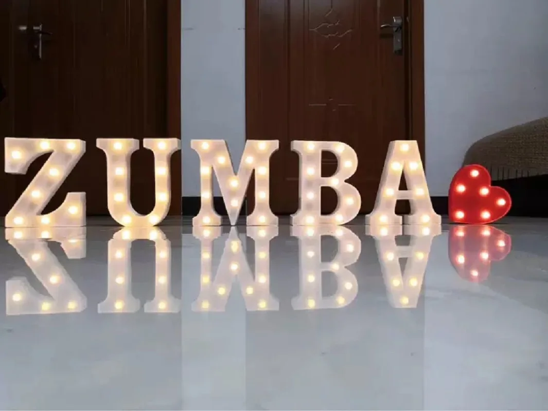 Светодиодный светильник с буквами 16 см лампа светящимися цифрами декоративный