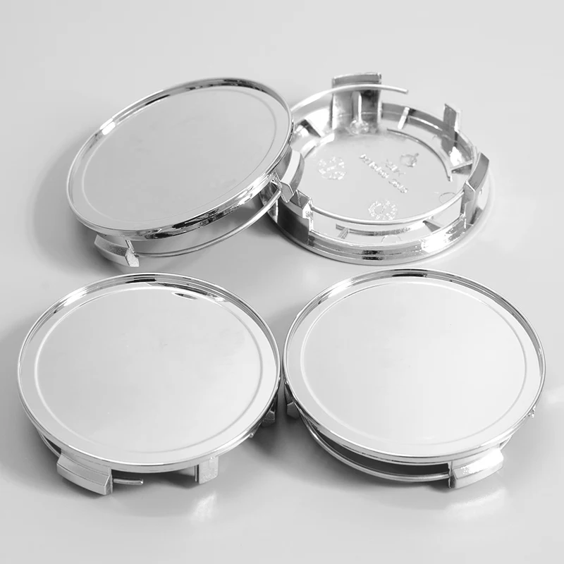 4 шт. 75 мм ABS хром Центральная втулка колеса автомобиля крышка центральный колпак