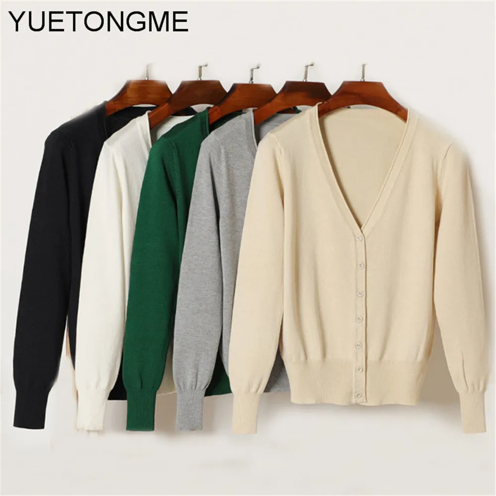 Женский кардиган свитера женский черный белый свитер с v-образным вырезом