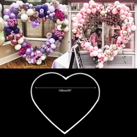 150cm heart shape balloon stand arch balloons holder diy wreath frame party decoration for baby shower wedding birthday backdrop