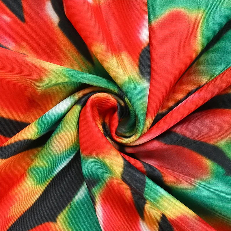 

OneLineFox Vortex Tie Dye Print Oversized Tshirt Women O-Neck Casual Loose Tee Shirt Woman Summer Ladies Short Sleeve T-shirt