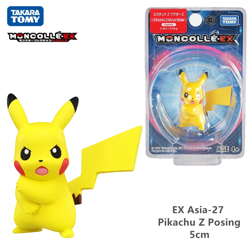 Фигурки героев аниме TAKARA TOMY фигурки Flareon Bulbasaur Pikachu Mewtwo Raichu Mew куклы детские