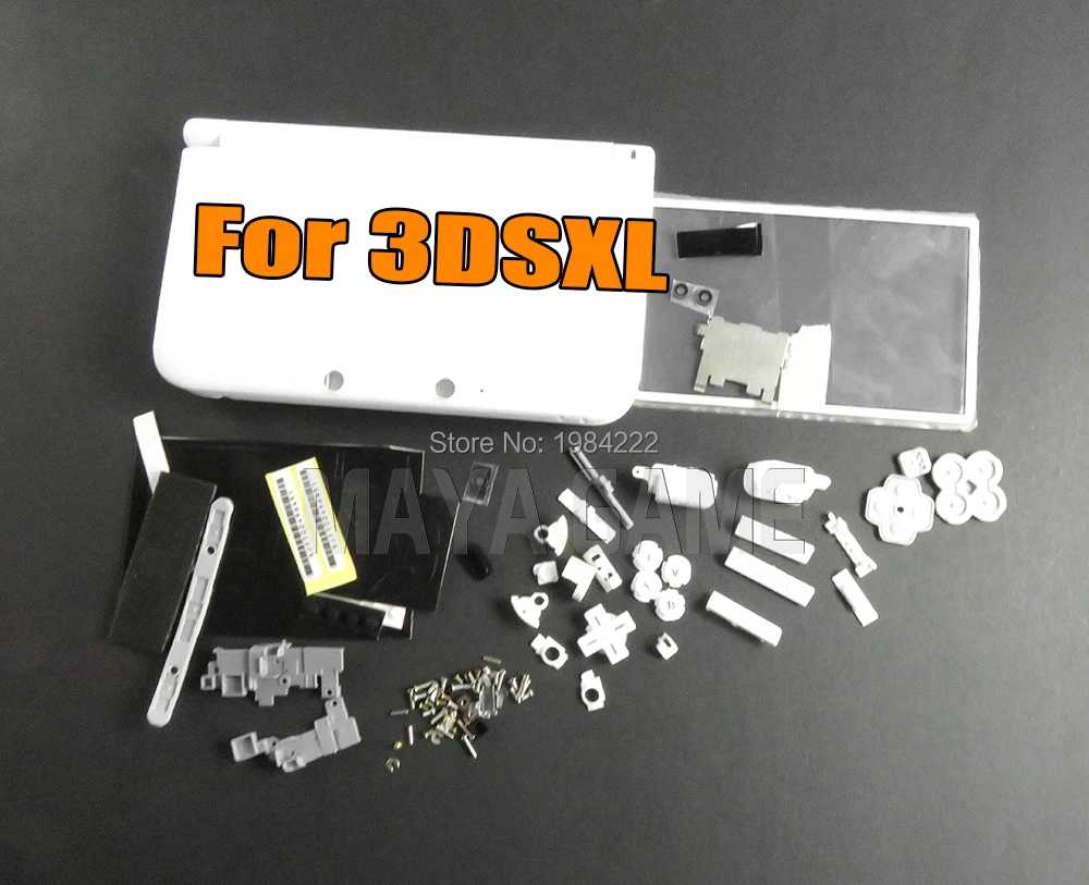 

3dsxl 3dsll 3DS XL LL Пластик внутренней подошвой полный Корпус Чехол чехол на заднюю батарею Корпус Замена