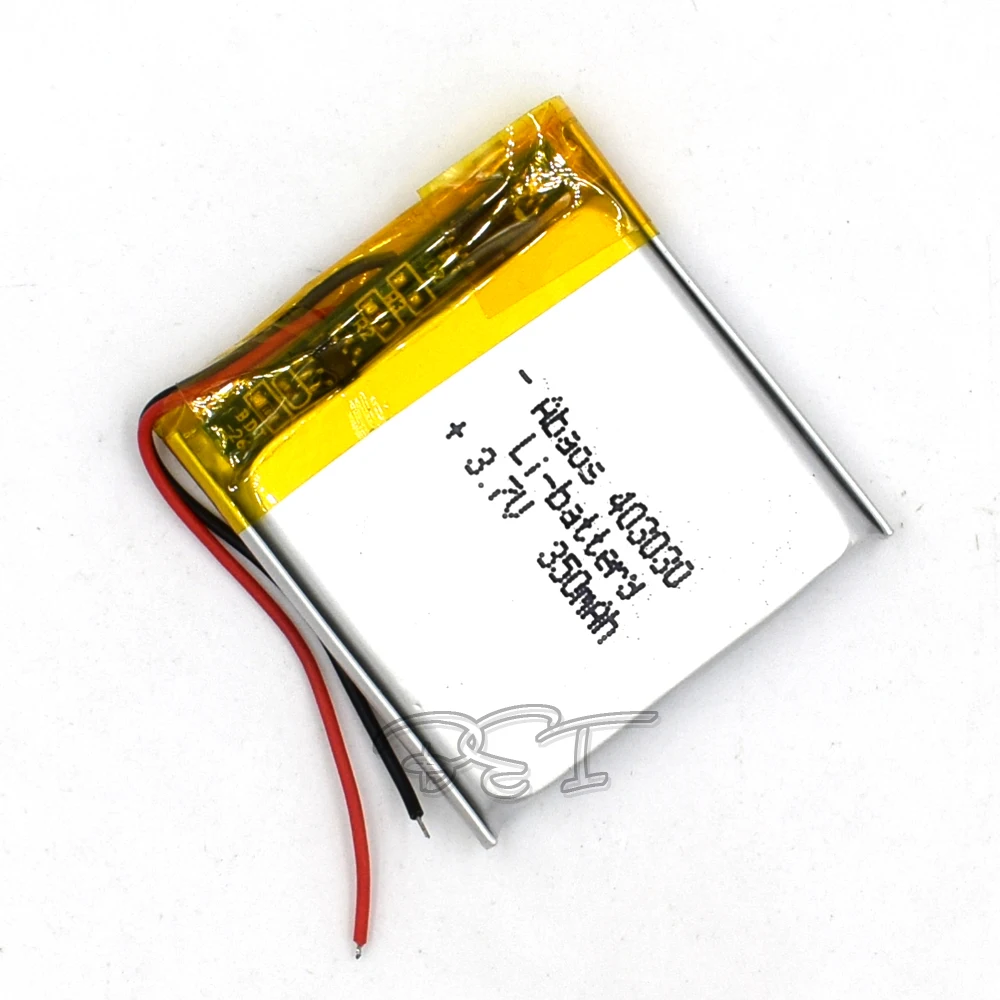 

10Pcs 3.7V Lithium Battery Li-polymer Rechargeable Cell Li-ion Polymer 403030 350mAh For PSP Navi GPS MP3 MP4 Speaker Camera