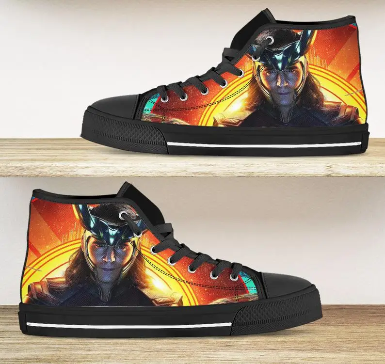

Loki shoes. high tops Casual Sneakers Shoes For Man High For Men/high Quality Handiness Light Weight Sneakers