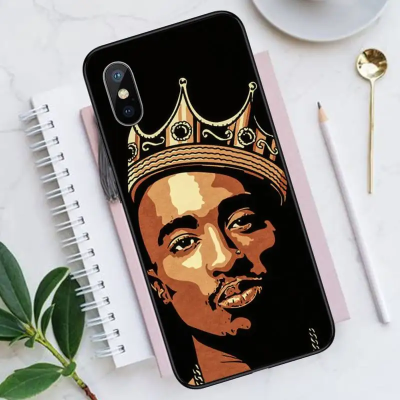 

American 2pac rapper singer Phone Case for iPhone 11 12 pro XS MAX 8 7 6 6S Plus X 5S SE 2020 XR Luxury brand shell funda coque