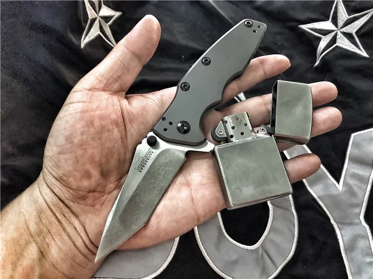 Новейший качественный складной нож Kershaw 3920 EDC, ручка из нержавеющей стали с 8cr13mov стальным лезвием, карманный нож для кемпинга, рыбалки, инструмент