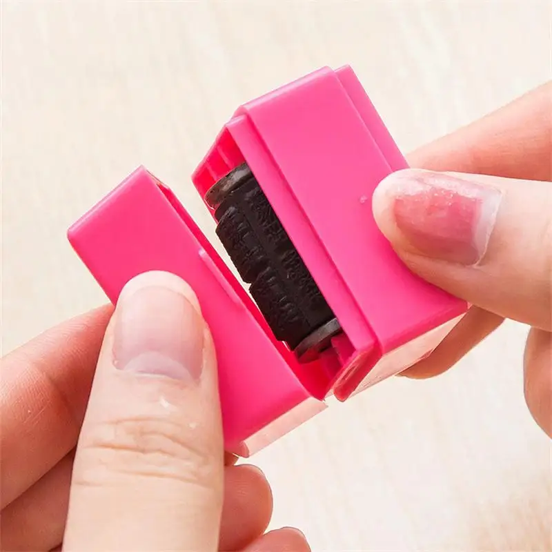 1 шт. мини-ролик самозакрывающийся Garbled печати для служебного пользования