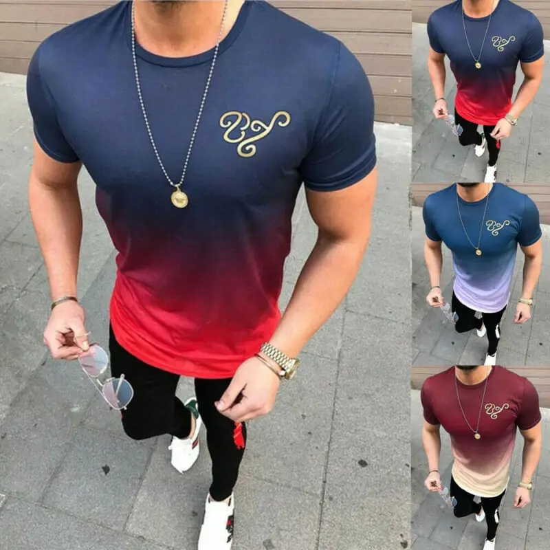 Мужская футболка Summe приталенная Повседневная топы одежда для бодибилдинга |