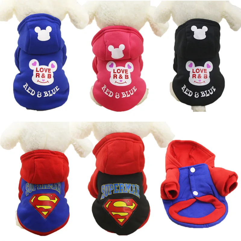 T Горячая Собака толстовки Щенок флисовое пальто куртка для чихуахуа Мальтийский