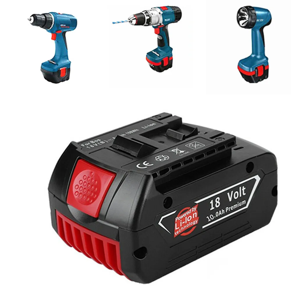 100% Оригинальный литий-ионный аккумулятор 18 в 6 0/8 0/10 Ач для Bosch 6.0A резервный