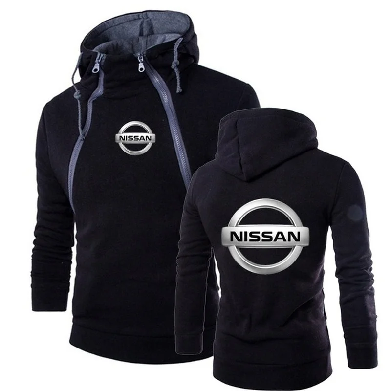 

Новинка 2021, повседневный мужской пуловер в стиле Харадзюку от NISSAN, брендовые толстовки с капюшоном, классический спортивный костюм, теплые ...