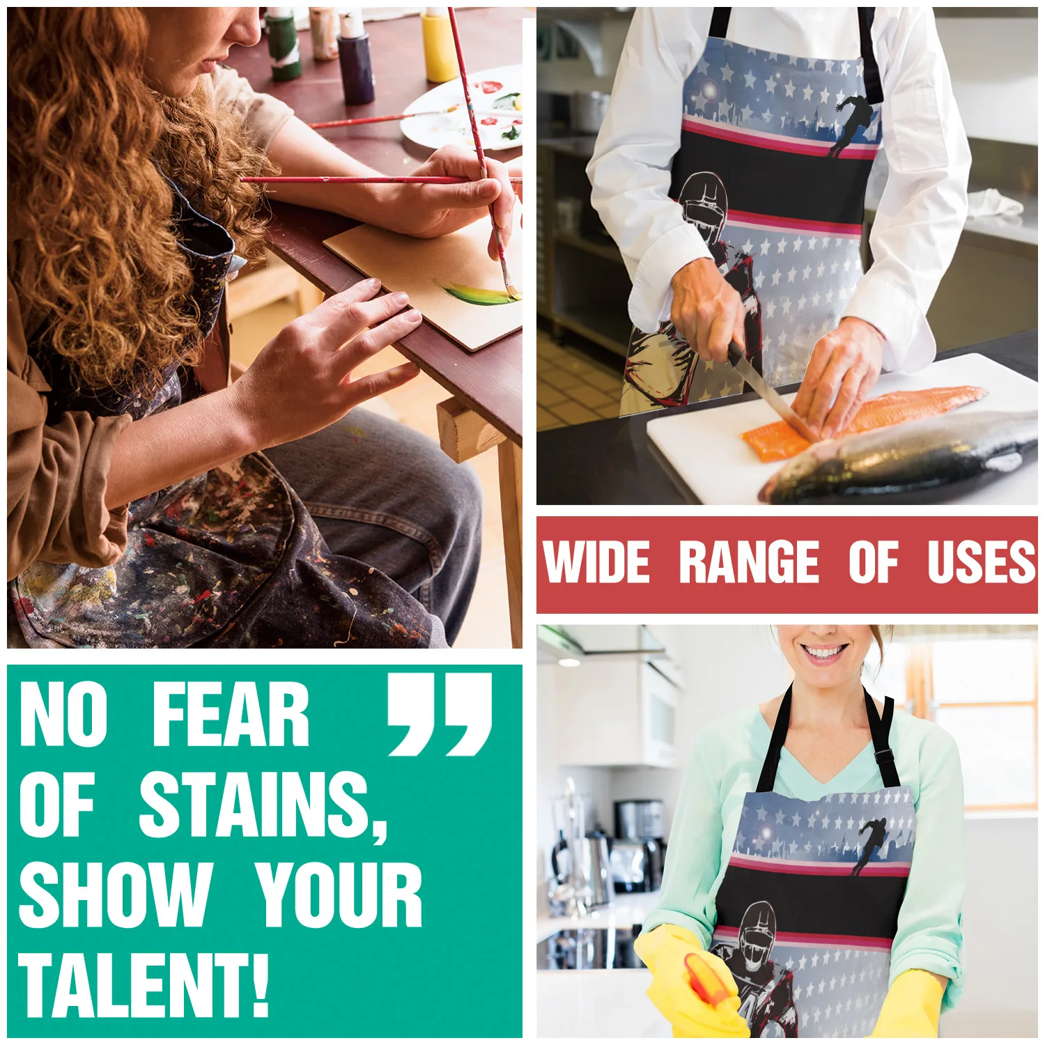 Кухонный Фартук Американский футбол звезда энтузиазма шлем спортивный