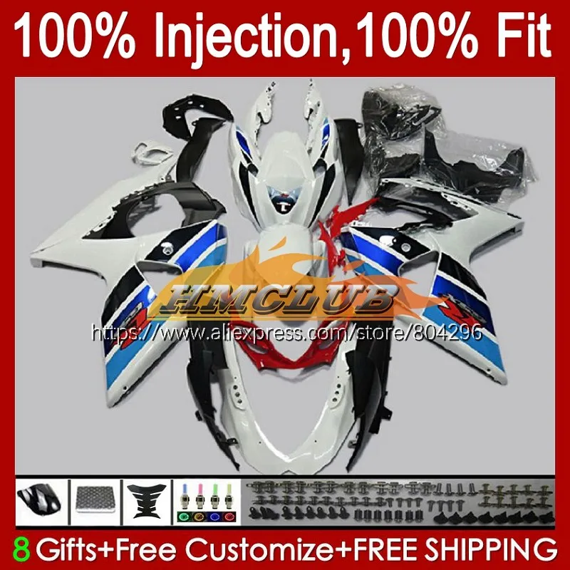 

Инъекция K9 для SUZUKI GSXR1000 синий белый Лидер продаж GSXR 1000 09 10 11 2012 2013 2014 36No.5 GSXR-1000 2009 2010 2011 12 13 обтекатели