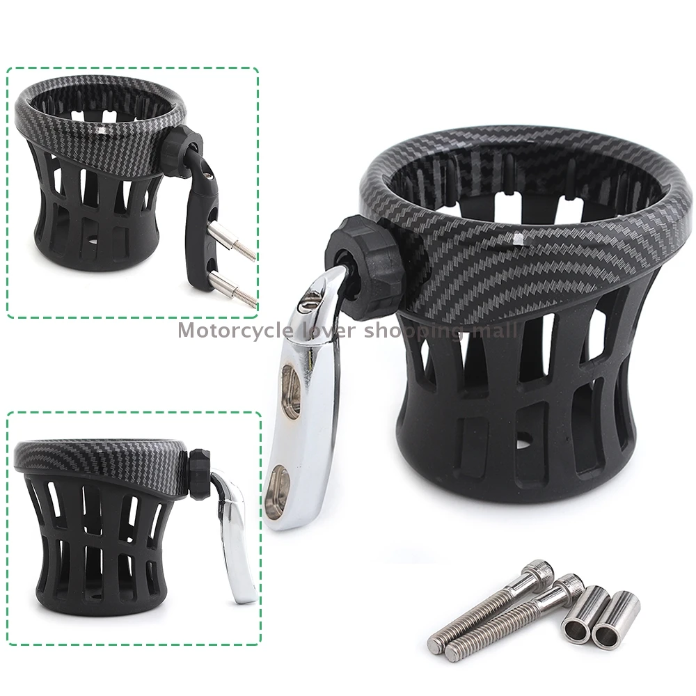 

Rubber Motorcycle Drink Cup Holder For Harley Tour Glide Sportster XL 883 1200 Dyna Electra Glide Fat Boy Softail Road King