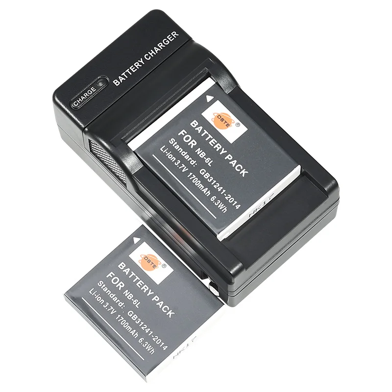 Зарядное устройство для Canon PowerShot D10 SD1200 SD1300 SD3500 SD770 SD980 IS IXY 25 SX710 1700 мАч 3 7 в 2 шт. |