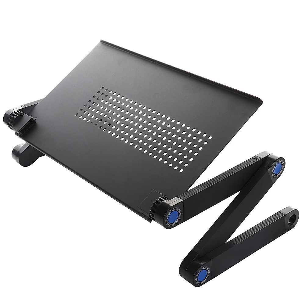 Computer Desks Portable 360 Degree Adjustable Foldable Laptop Notebook Lap PC Folding Desk Table Vented Stand Bed Tray | Компьютеры и