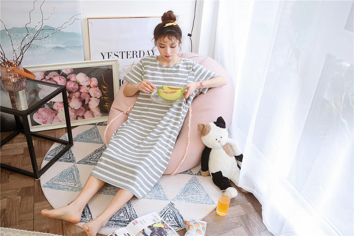 Maternity Breast Feeding Nursing Nightwear For Pregnant Nursing Nightdress Maternity Breastfeeding Nightgown Pregnancy Sleepwear