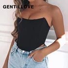 Однотонные женские укороченные топы без рукавов, облегающее бархатное нижнее белье с открытыми плечами, уличная одежда, сексуальный корсет, жилет, Женский клубный женский жилет