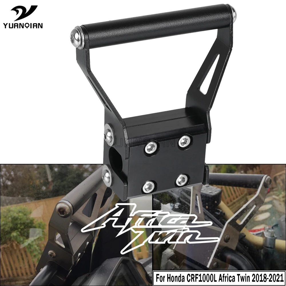 

For Honda CRF1000L CRF 1000 L Africa Twin 2018-2021 Motorcycle Front Phone Mount Holder Smartphone GPS Navigation Plate Bracket