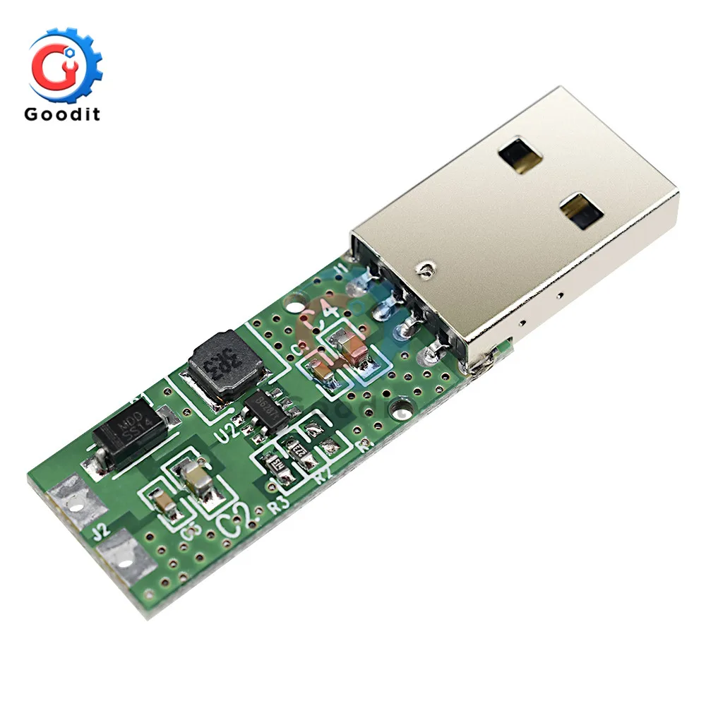 USB Повышающий Модуль питания DC-DC 5 В до 12 Вт плата повышающего преобразователя